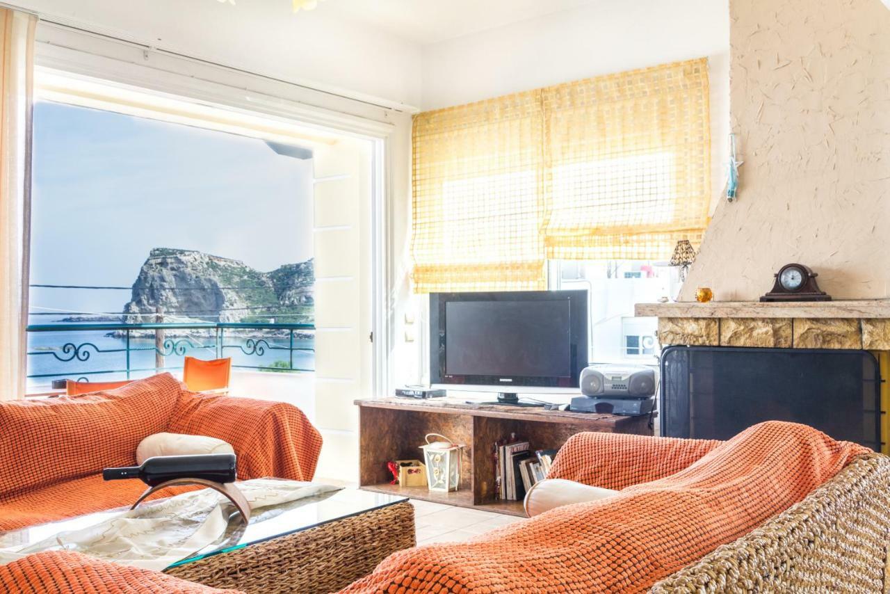 Kaya Sea Apts - Stegna Beach Arhángelosz Kültér fotó